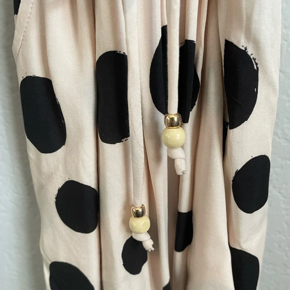 NWT KIVARI | Rammy Polka Dot Babydoll Mini Dress - Picture 6 of 9